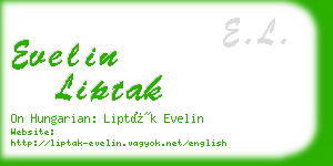 evelin liptak business card